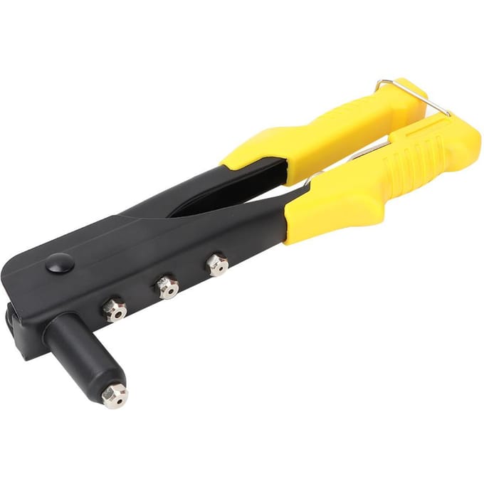 254mm 10in ChromE vanadium Steel Nut Rivet Tool D 2.4mm 3.2mm 4.0mm 4.8mm Riveting Gun yellow
