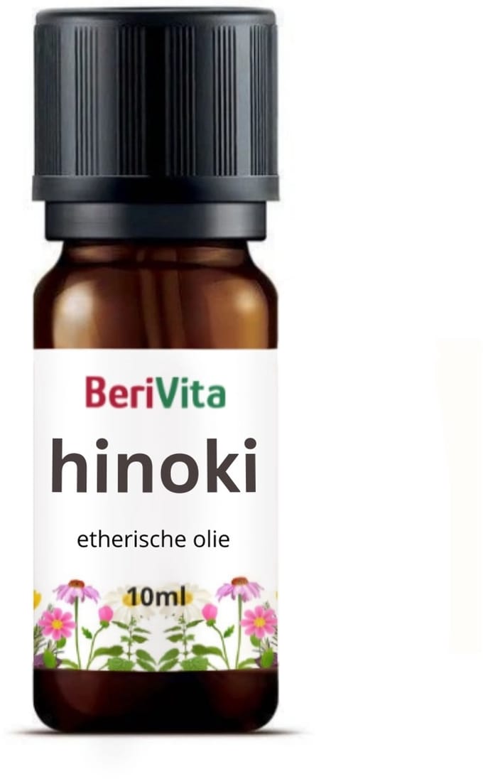 Hinoki Olie 10ml - Pure Etherische Olie van Hinoki Hout - Chamaecyparis Obtusa Oil
