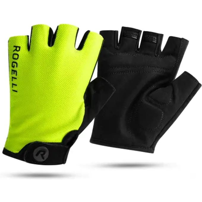 Rogelli Core Heren Fietshandschoenen - Zomer - Korte vinger - Fluor
