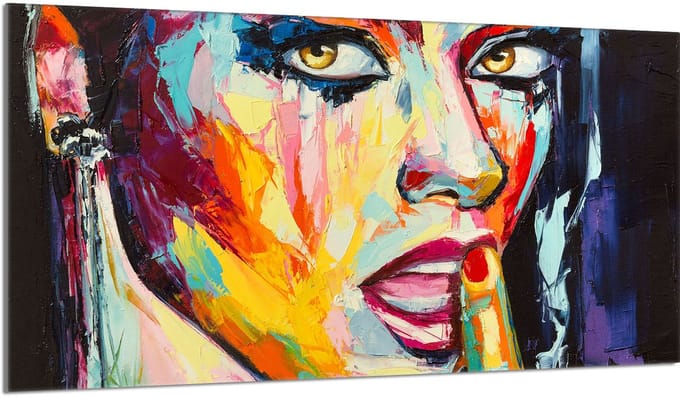 TMK ArtDeko Serie - Gaskookplaat Beschermer - 90x52 cm - Glas - Multifunctioneel