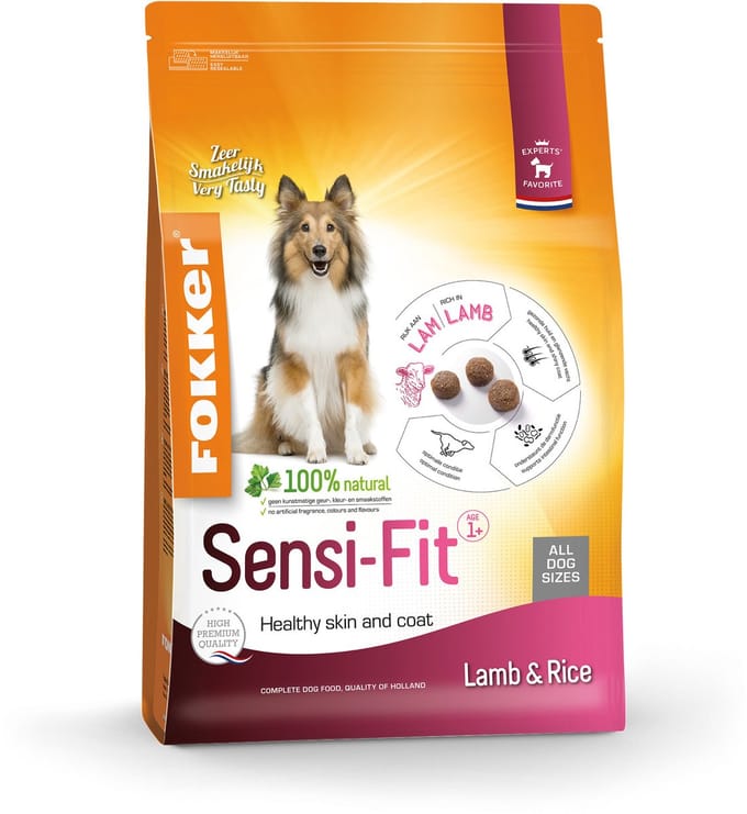 Fokker Dog Sensi-Fit Lam - Hondenvoer - 2.5 kg
