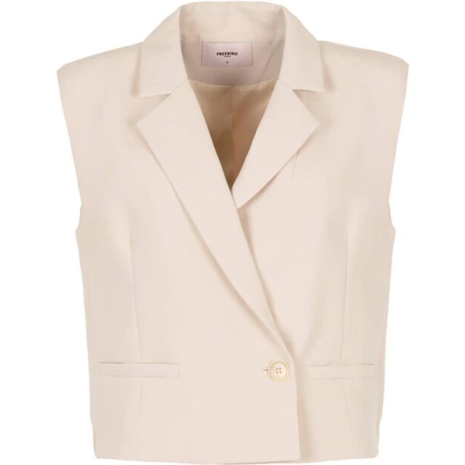 Freebird Wv-heavy-vi-blend-26-1 Blazers Dames - Beige - Maat S