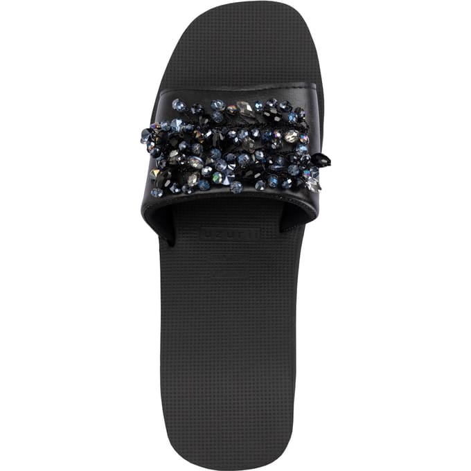 Zwarte Amazon sandalen/slippers zwart