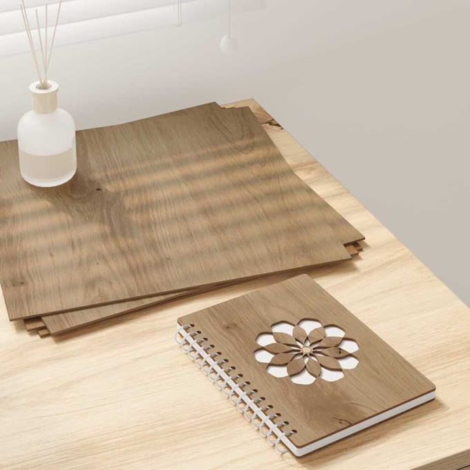 vidaXL Decorpanelen 50 st Artisan Eiken 30 x 30 x 0,27 cm Bewerkt hout