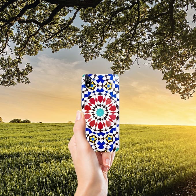 Xiaomi Redmi 7A TPU Siliconen Hoesje Mozaïek