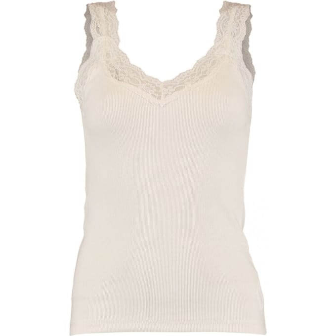 Hailys Top - SL C TP Si44na - M tot L - voor Vrouwen - gebroken wit