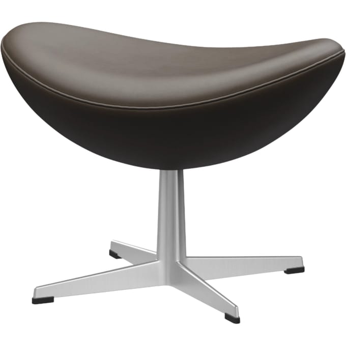 Fritz Hansen Das Ei Voetbank - leer Essential stein - aluminium