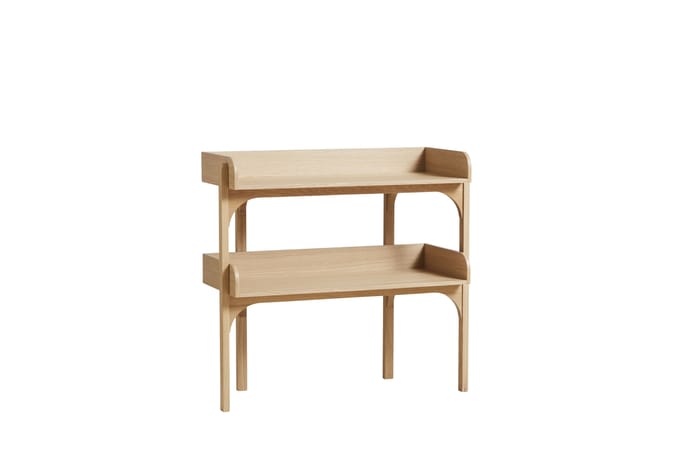 Woud Utility Rek - eiken wit
