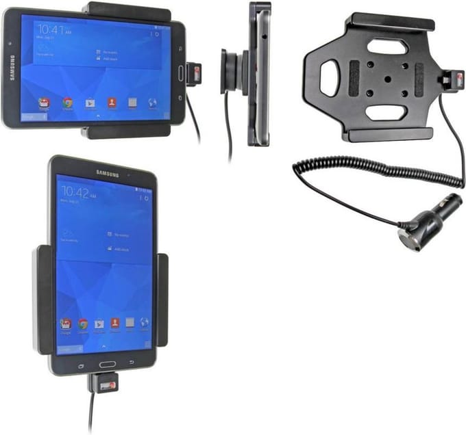 Brodit active holder cig-plug with tilt swivel voor Samsung Tab 4 7.0