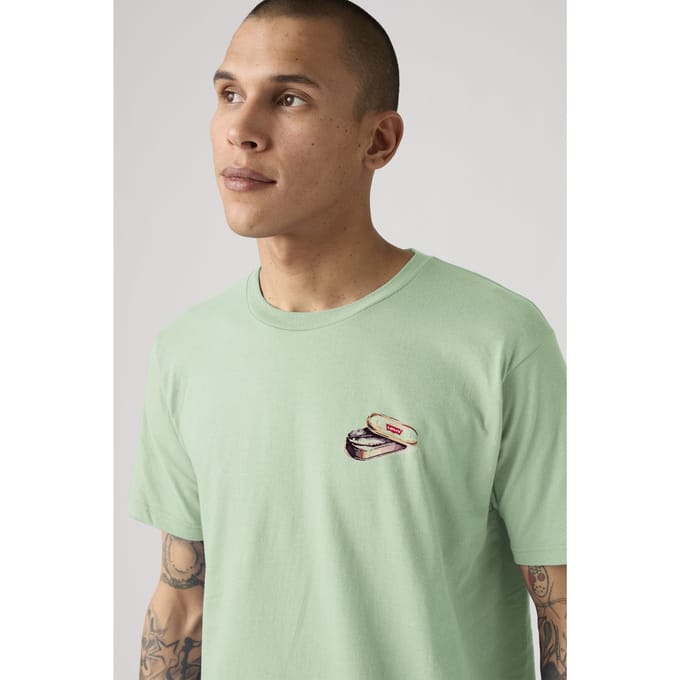 Levi's Ss Relaxed Fit Tee Coastal Creative Deli Größe: S | Bedruckte T-Shirts Outlet | Herren