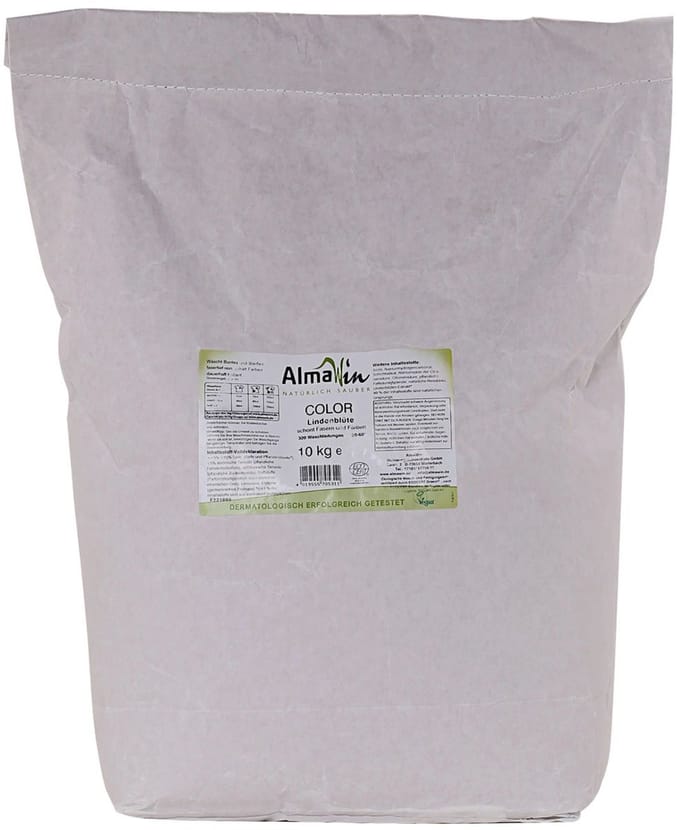Wasmiddel voor gekleurde was, waspoeder kleur, wasmiddel kleur, 10 kg, wasmiddel lindebloesem