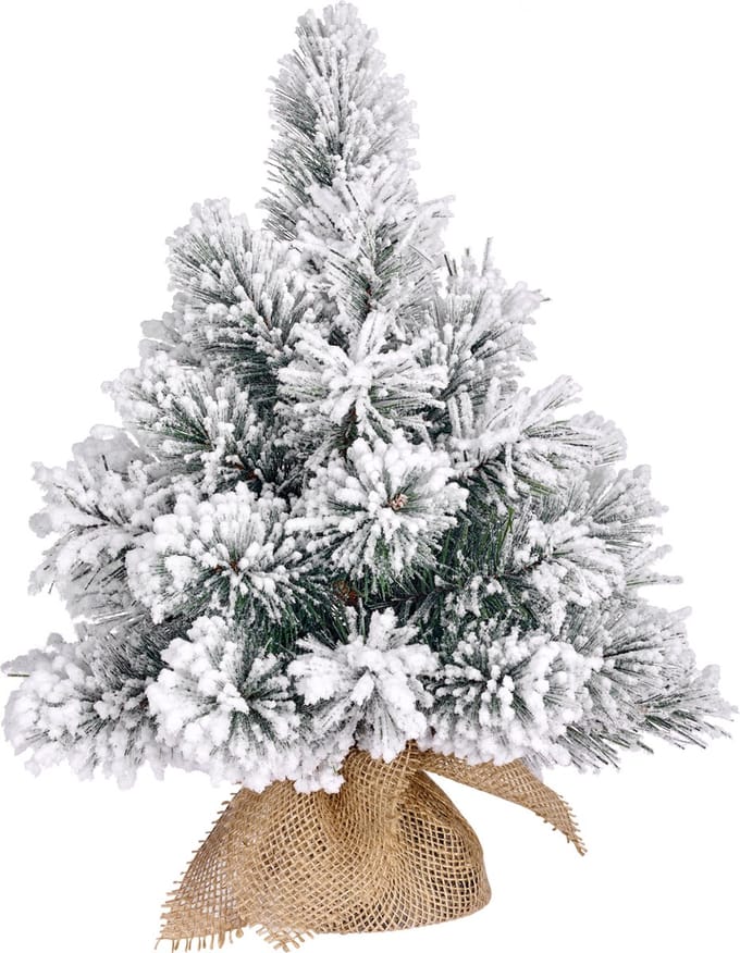 Black Box Trees Dinsmore Kunstkerstboom in Jute - H60 x Ø50 cm - Frosted Green