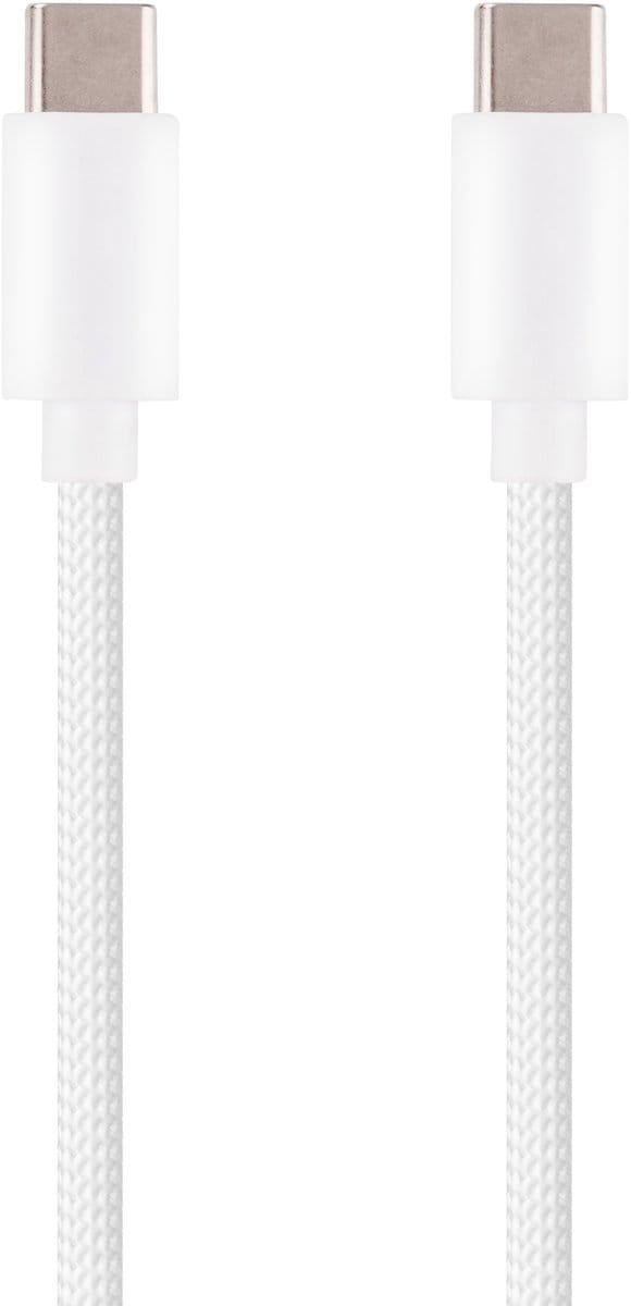 Musthavz GoEasy USB-C naar USB-C Kabel 1 Meter – Wit