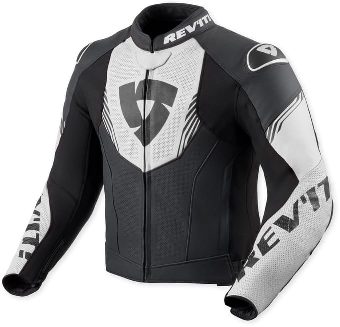 Revit Argon 3 geperforeerde motorleren jas - Maat 52 -