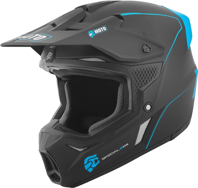 FC-Moto Merkur Straight Motorcross helm -