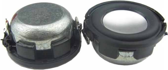 Speaker Unit - Luidspreker Onderdeel - DIY Audio Project - Full Range Geluid - 23mm Diameter - Blauw