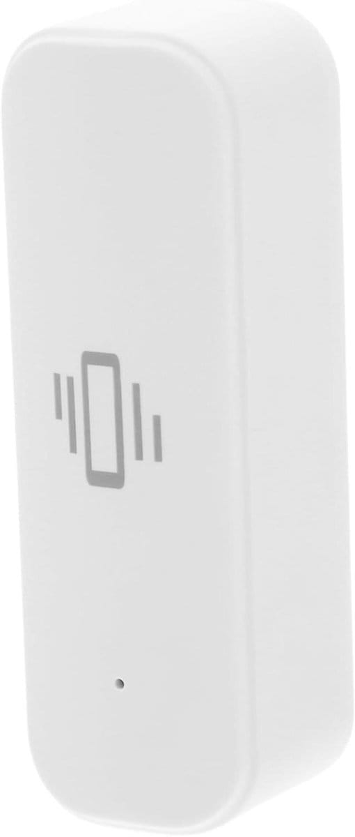 Vibratie Sensor - Trillingsmelder Alarm - Beveiliging Huis - Real Time Waarschuwingen - 7.1 x 2.5 cm - Wit