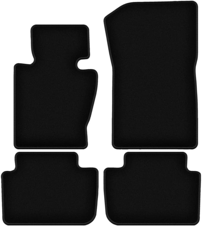 BASIC zwarte veloursmatten voor: BMW X3 E83 SUV (2003-2010)