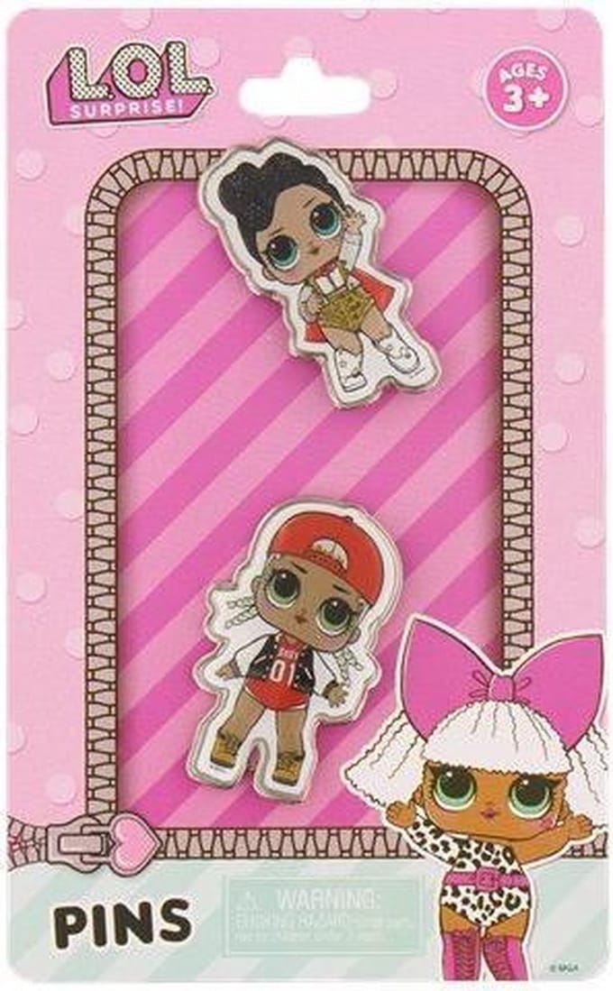 L.O.L. surprise / LOL pins broches speldjes 2 stuks