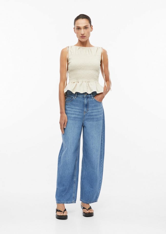 Comma Jeans Blue Denim Taglia: 46 | Pantaloni Outlet | Donna | Blu
