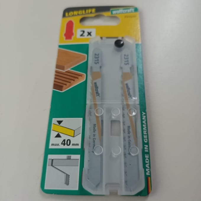 wolfcraft - Decoupeerzaagblad HSS, T-schacht - 2315000