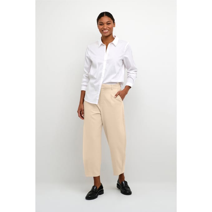 Pants Suiting Regular fit Feather Gray beige