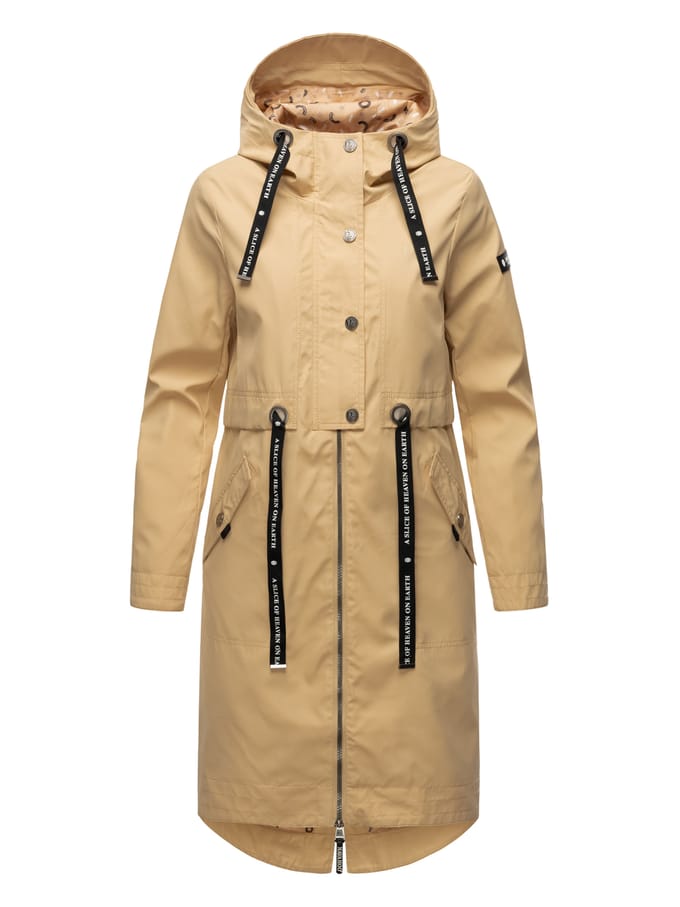 Navahoo Dames Tussenmantel Josinaa – Licht & Modern met Capuchon