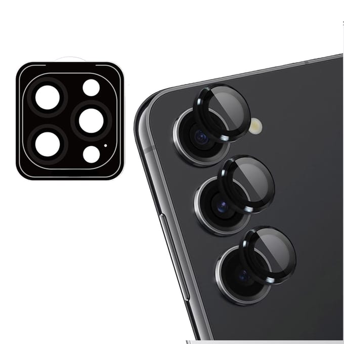 imoshion Camera Lens Protector - Geschikt voor Samsung Galaxy S23 FE - 2 Pack - Zwart
