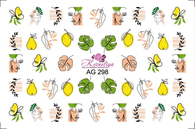 Korneliya Airbrush Waterdecal AG 298