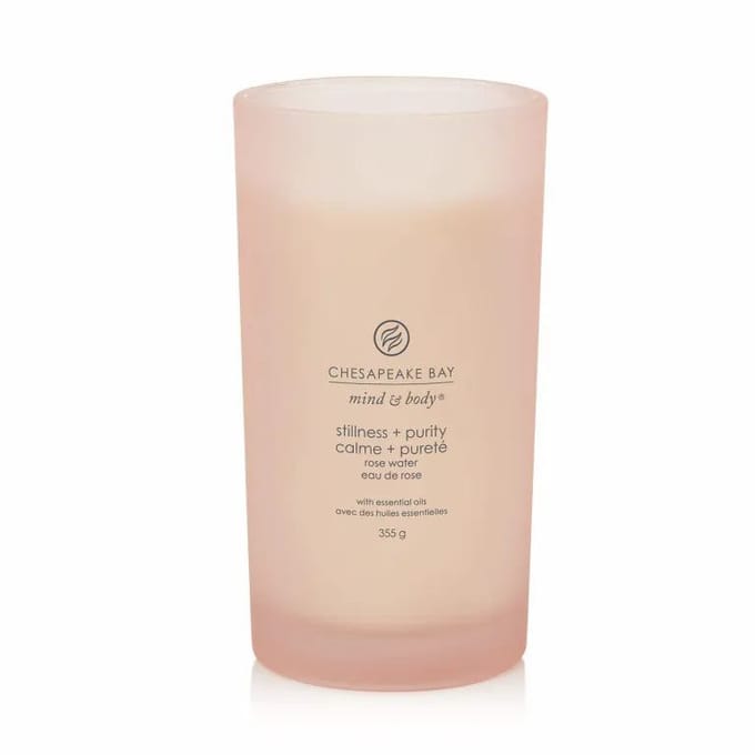 Chesapeake Bay Stillness & Purity - Rose Water Grote Geurkaars - 70 branduren