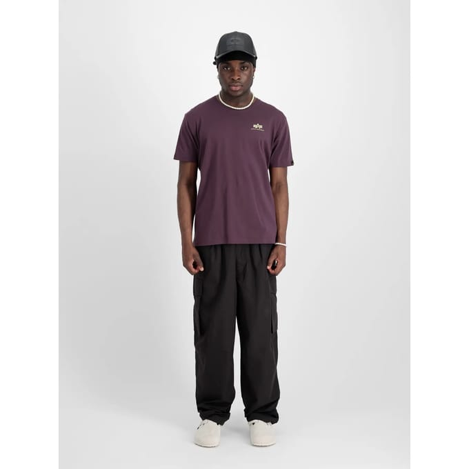 T-shirt met klein logo Alpha Industries Basic