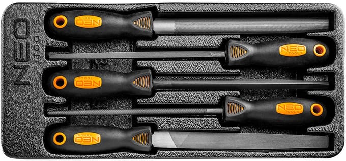 NEO - Vijlenset - 200mm - Ergonomische Handgreep - Hoogwaardige Staal