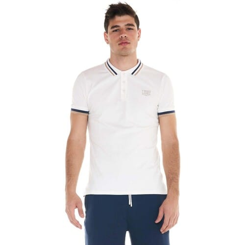 Polo Shirt Korte Mouw Leone 1947 Man Earth Tones