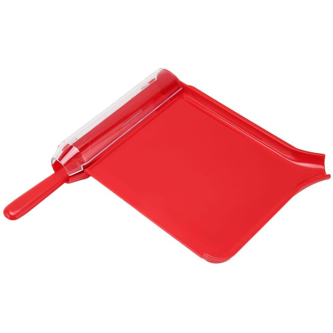 Rechtshandige Pillentelbak met Spatel Professionele Thuis Plastic Capsule Pillentelbak red