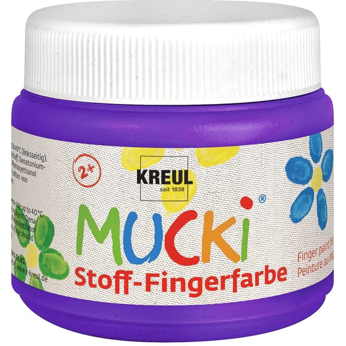 MUCKI-stof-Vingerverf, 150 ml - Violet