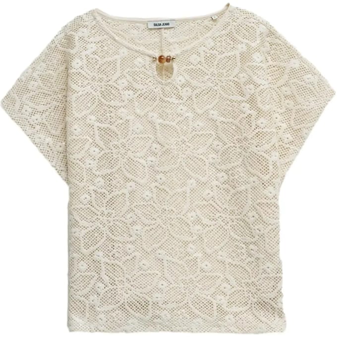Damescrochetblouse Salsa Jeans
