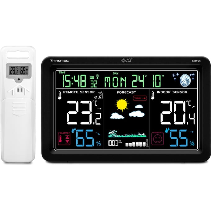 Digitale draadloze weerstation en klimaatmonitor met buitensensor BZ29OS
