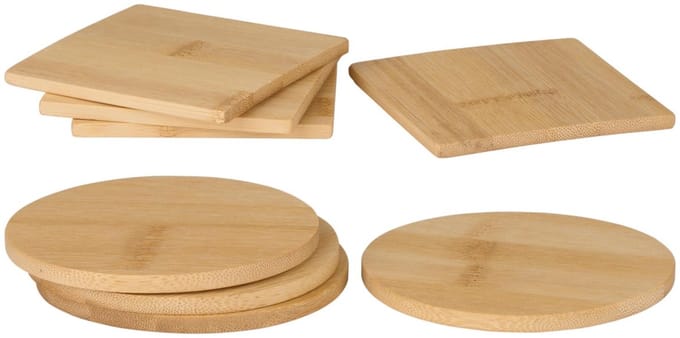 alpina Bamboe Onderzetters 4-Delig