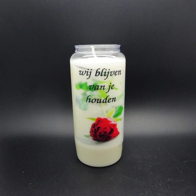Noveenkaars Spreuk 004 - 6 dagen brander (5 stuks)