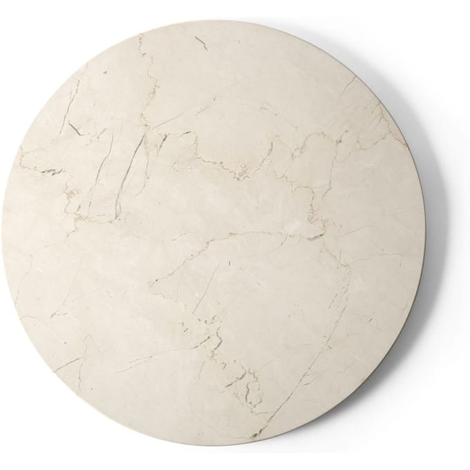Audo - Tafelblad voor Androgyne Side Table - ivoorkleurig marmer - wit