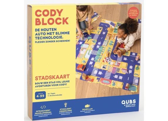 Cody Block Stadsplan Baby- en peuterspeelgoed Houten speelgoed