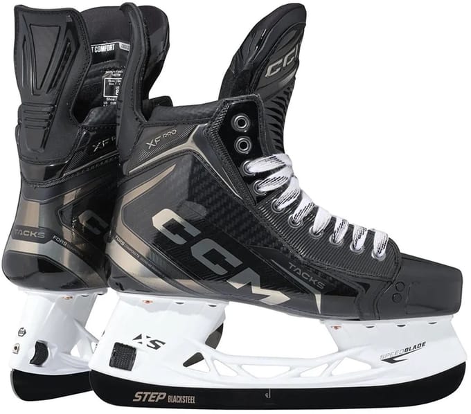 CCM - Tacks XF Pro IJshockeyschaatsen - Heren - Zwart - Sr 7.5 (42.5 EU)