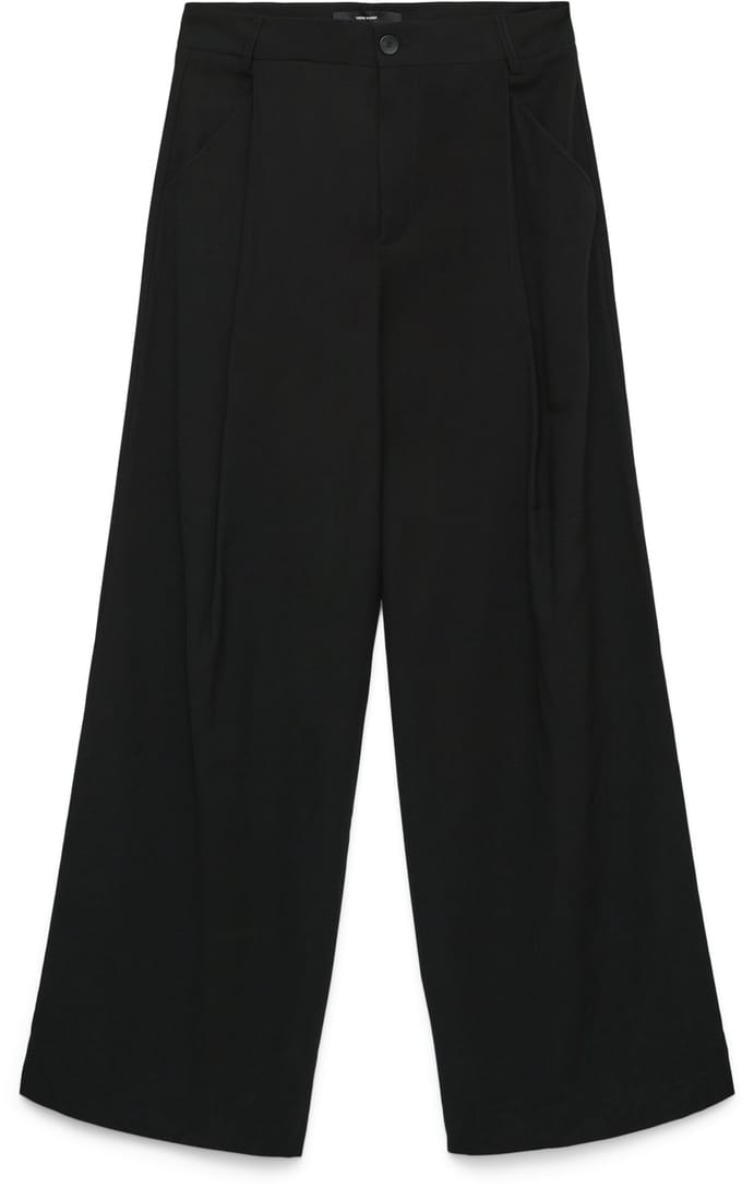 VERO MODA - VMENAS MW PLEATED WIDE PANT T&T - Dames - Leggings