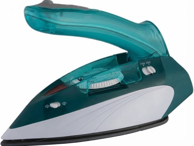 SNJY® Reisstrijkijzer - Mini Strijkijzer - Stoomstrijkijzer - 900 W - Groen
