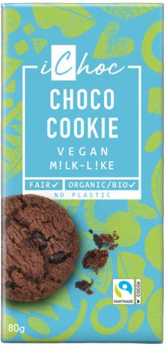 Ichoc Choco cookie vegan bio 80 Gram
