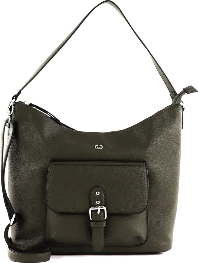 GERRY WEBER Schoudertas La Paloma Hobo Forest Night Groene