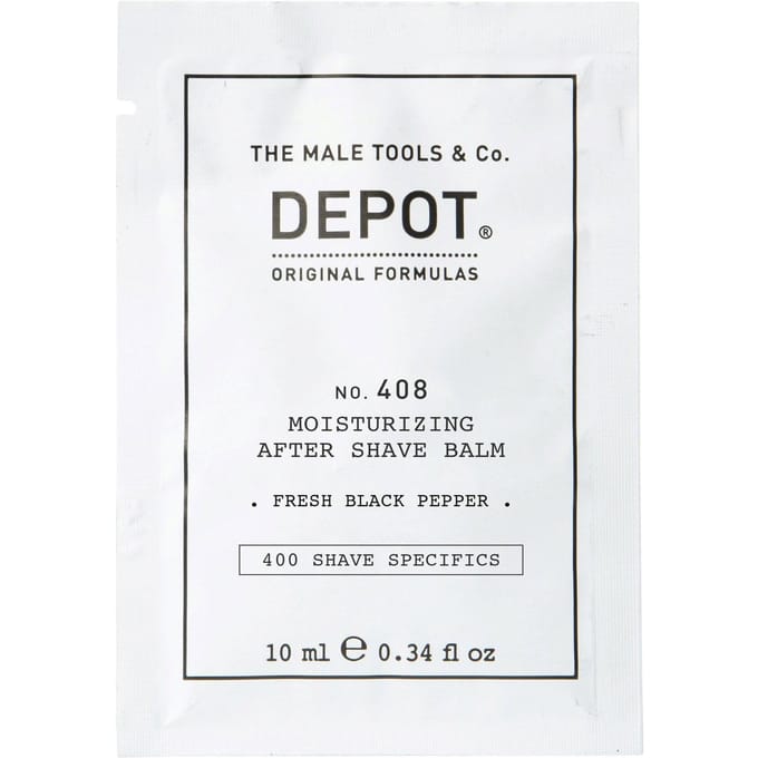Depot, 400 Scheer Specifieke Items Nee. 408, Verse Zwarte Peper, Hydraterend, Aftershave Balsem, 10 ml