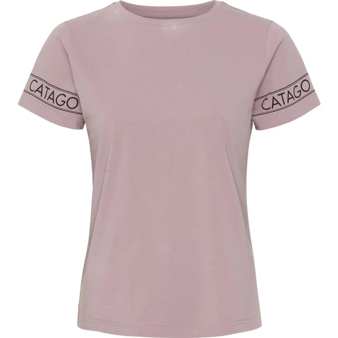 T-shirt met logo op mouw Catago Ryley