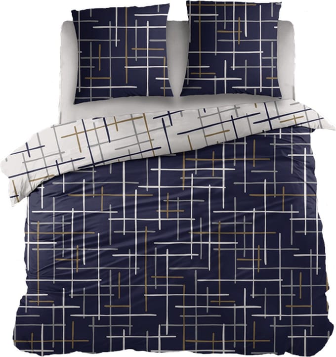Snoozing Raoul Dekbedovertrek - Eenpersoons - 140x200/220 cm - Blue