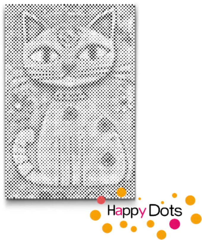 HappyDots DOT Painting Katten 09 40x60cm